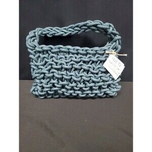 Neo Designer Rosanna Contadini Handbag Purse Blue Italy Neoprene Wonder NWT